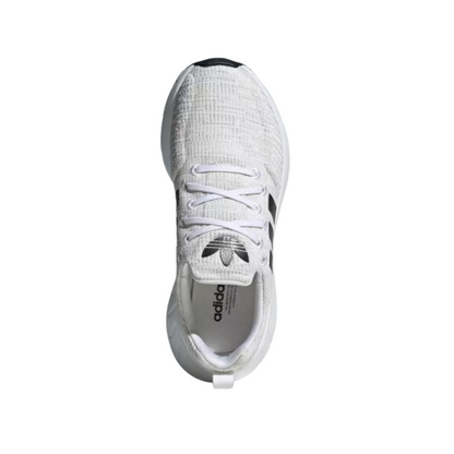 Adidas Swift Run 22 J – Kid's Knit Sneaker White/Black/Grey GW8179