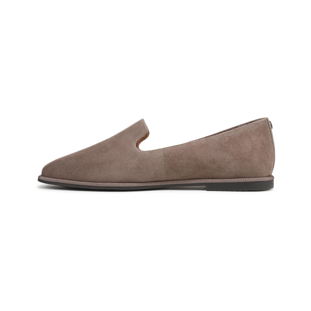 Vionic Women's Willa 2.0 Leather Suede  Loafer - Driftwood