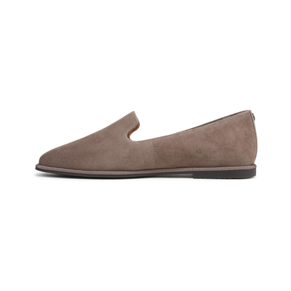 Vionic Women's Willa 2.0 Leather Suede  Loafer - Driftwood