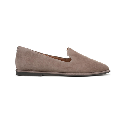 Vionic Women's Willa 2.0 Leather Suede  Loafer - Driftwood