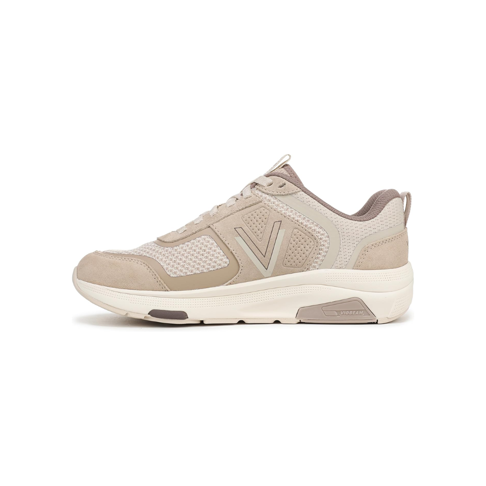 Vionic Women’s Walk Strider Knit Performance Walking Sneaker - Beige