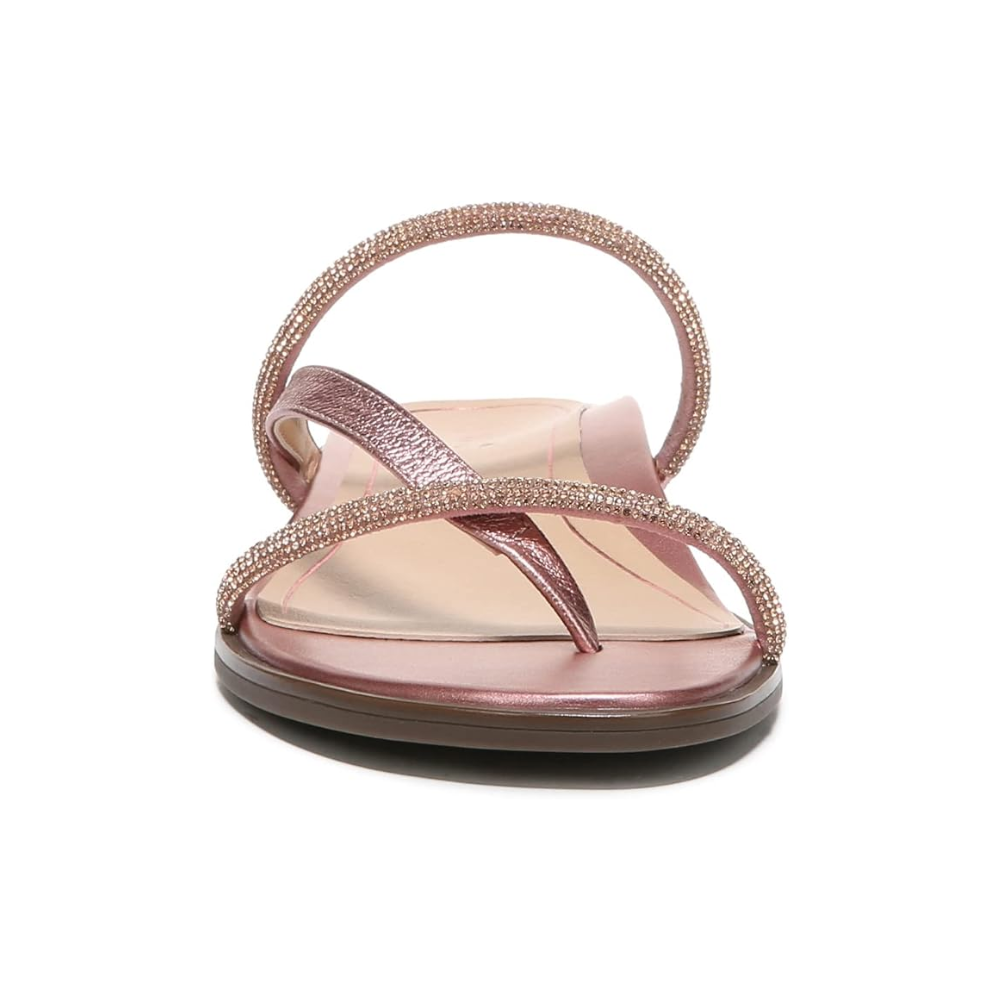Vionic Women's Citrine Prism Supportive Strappy Sandal - Met Rose Gold