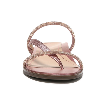 Vionic Women's Citrine Prism Supportive Strappy Sandal - Met Rose Gold