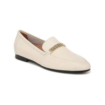 Vionic Charlotte Women's Loafer Beige Leather Arch Support Shoes Size 7.5 M