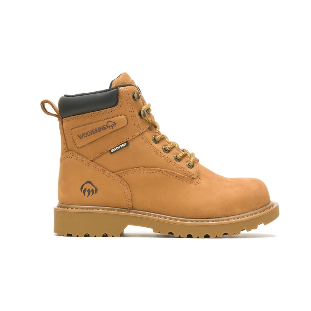 Wolverine Men's Floorhand 6" Waterproof Leather Work Boot - Wheat W220014