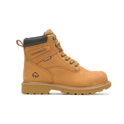 Wolverine Men's Floorhand 6" Waterproof Leather Work Boot - Wheat W220014