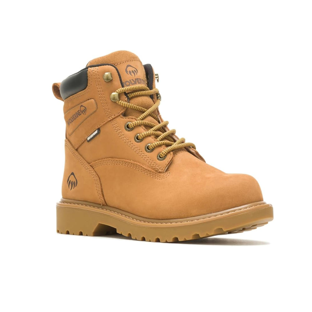 Wolverine Men's Floorhand 6" Waterproof Leather Work Boot - Wheat W220014