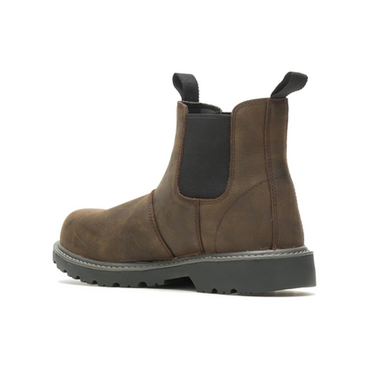 Wolverine Men's Floorhand Steel-Toe Romeo Work Boot Dark Brown W221018
