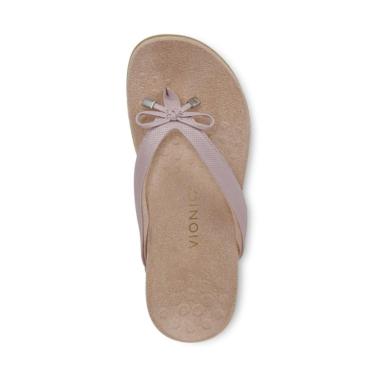Vionic Women's Bella Toe Post Sandals Magnolia Leather Sandals