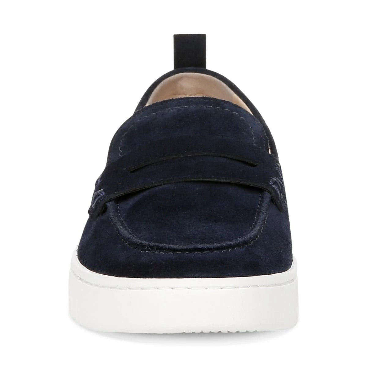 Vionic Women's Uptown Loafer Navy / White Suede Shoes