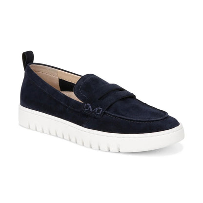 Vionic Women's Uptown Loafer Navy / White Suede Shoes
