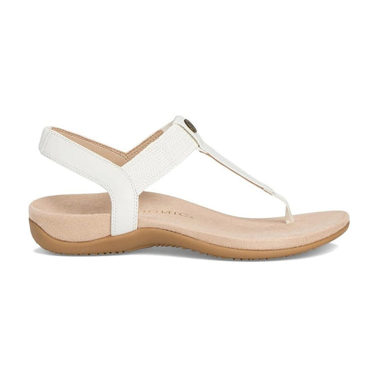 Vionic Brea Toe Post Slingback Sandal White I9863L6100
