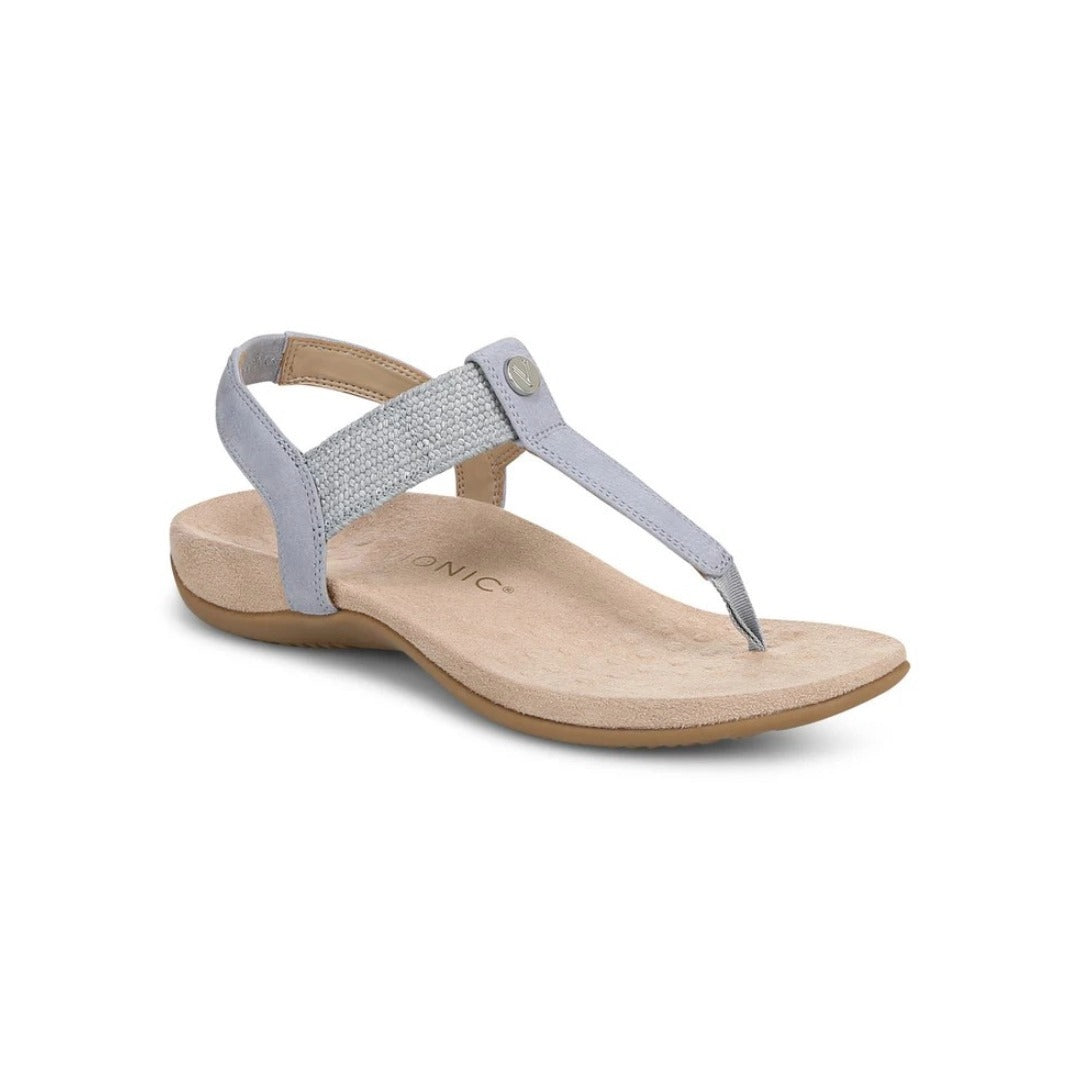 Vionic Brea Toe Post Slingback Sandal Blue Mist I9863L5404