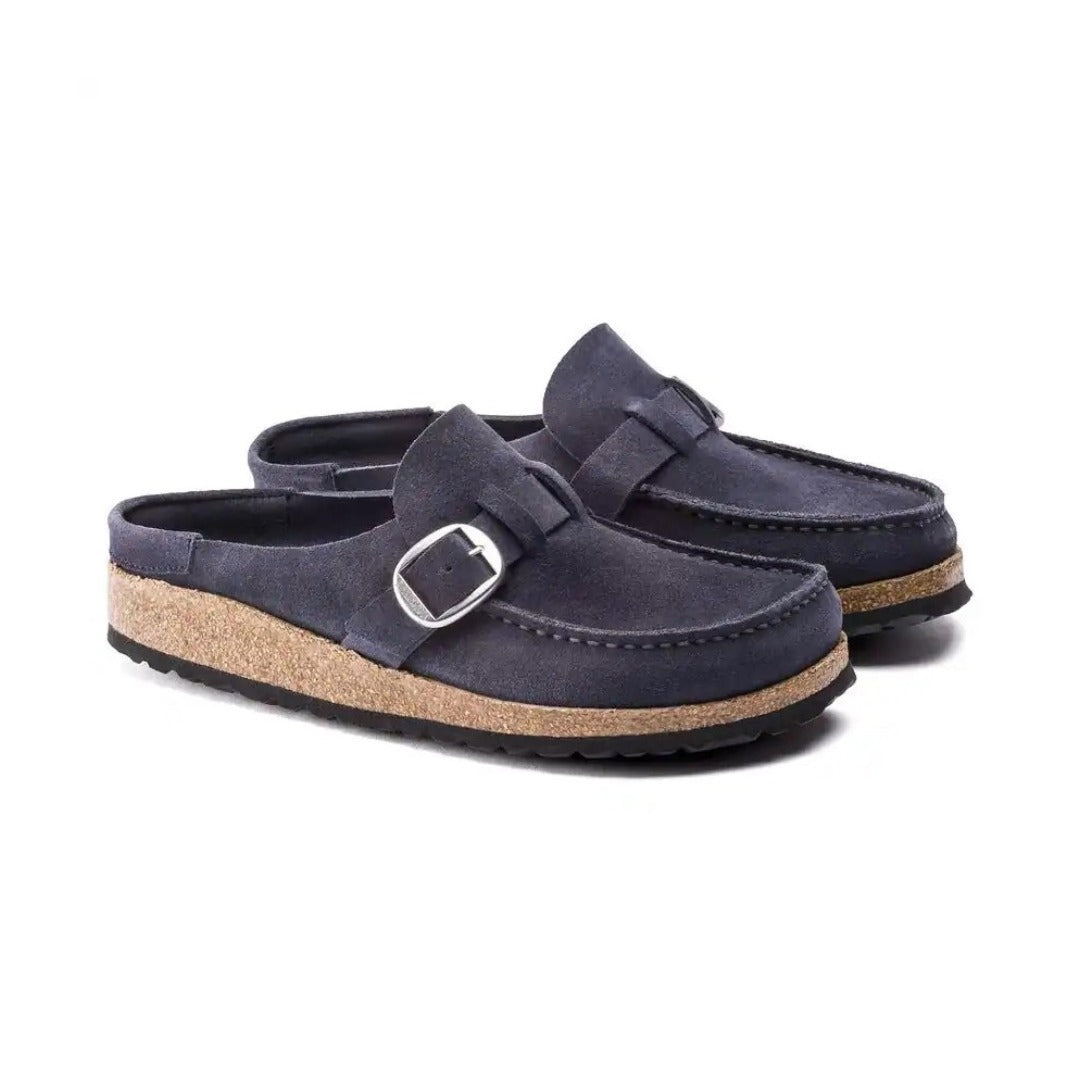 Birkenstock Buckley Suede Leather Navy Unisex Sandal