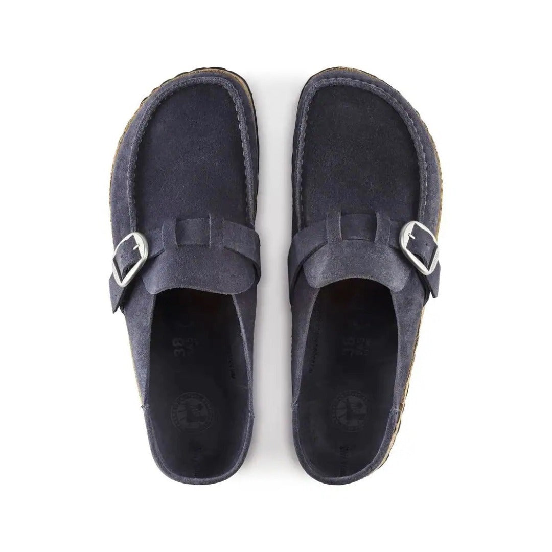 Birkenstock Buckley Suede Leather Navy Unisex Sandal