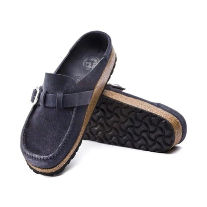 Birkenstock Buckley Suede Leather Navy Unisex Sandal