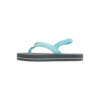Rainbow Sandals Kid's Toddler - Grombow Aqua Blue Flipflop
