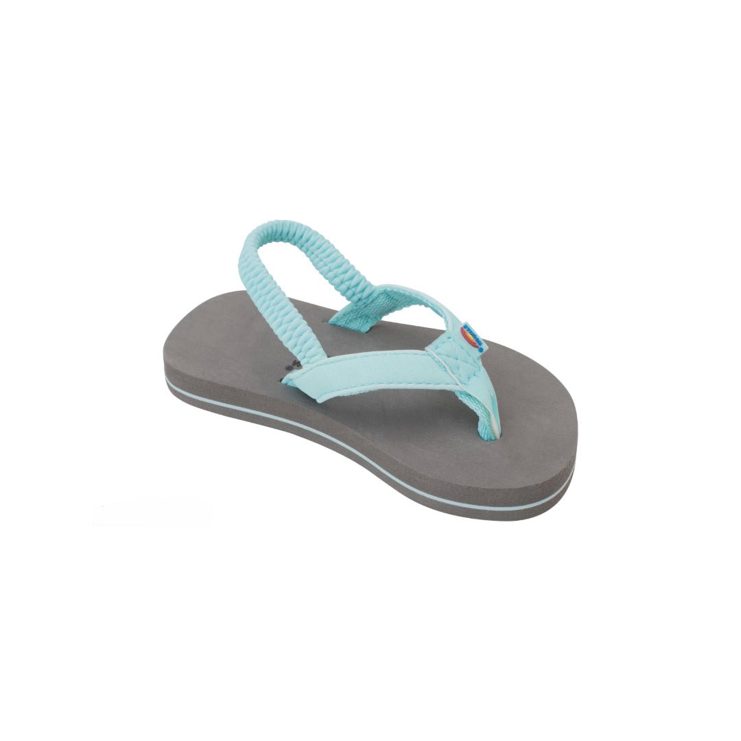 Rainbow Sandals Kid's Toddler - Grombow Aqua Blue Flipflop
