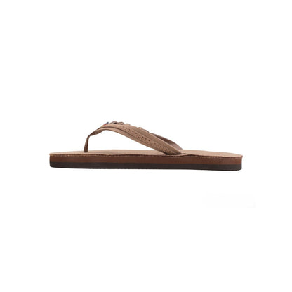 Rainbow Sandals Kid's Toddler - Flirty Braidy Dark Brown Flipflop
