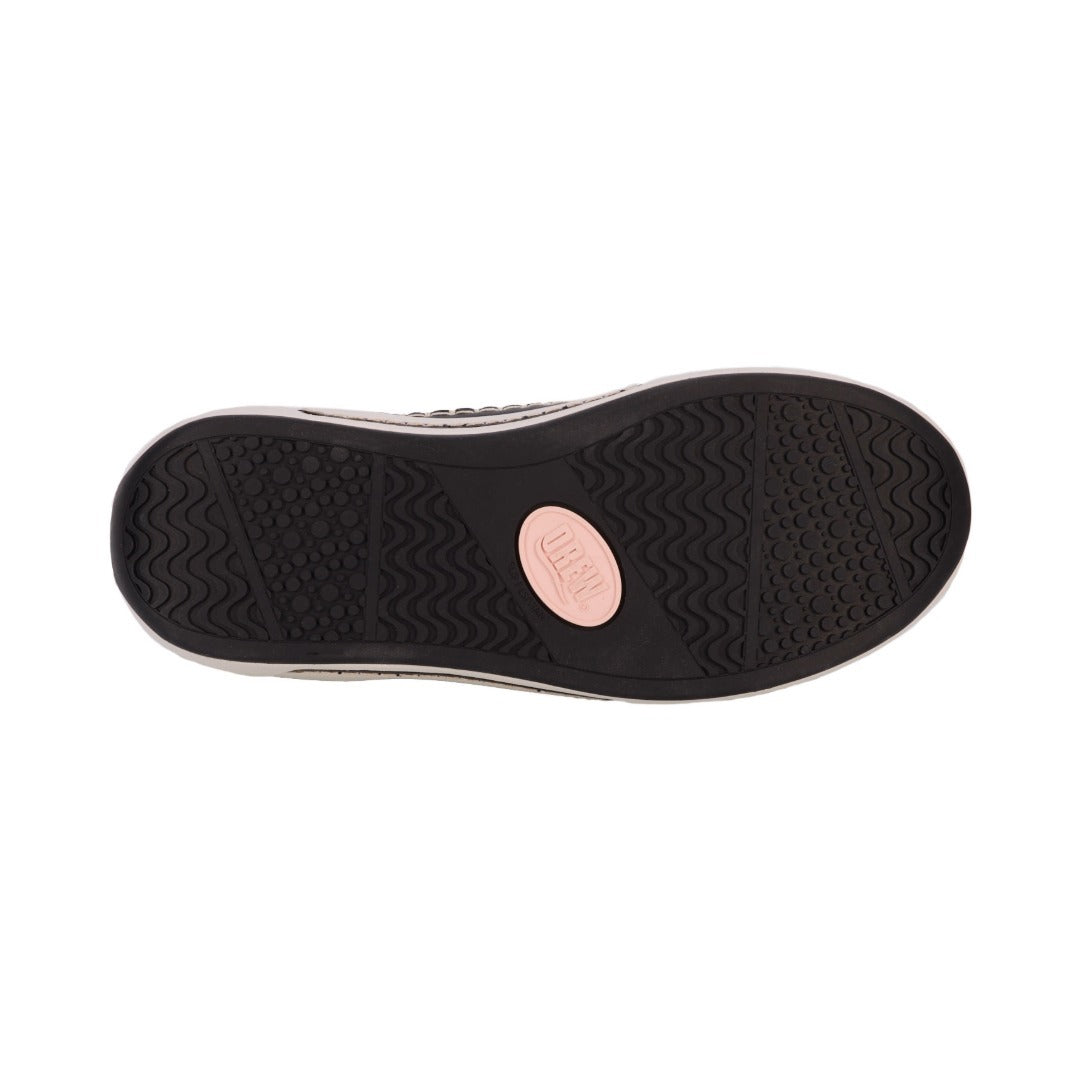 Drew Julep Womens Orthotic Sneaker Black Wide Walking Comfort Shoe