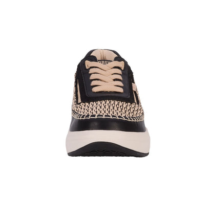 Drew Julep Womens Orthotic Sneaker Black Wide Walking Comfort Shoe