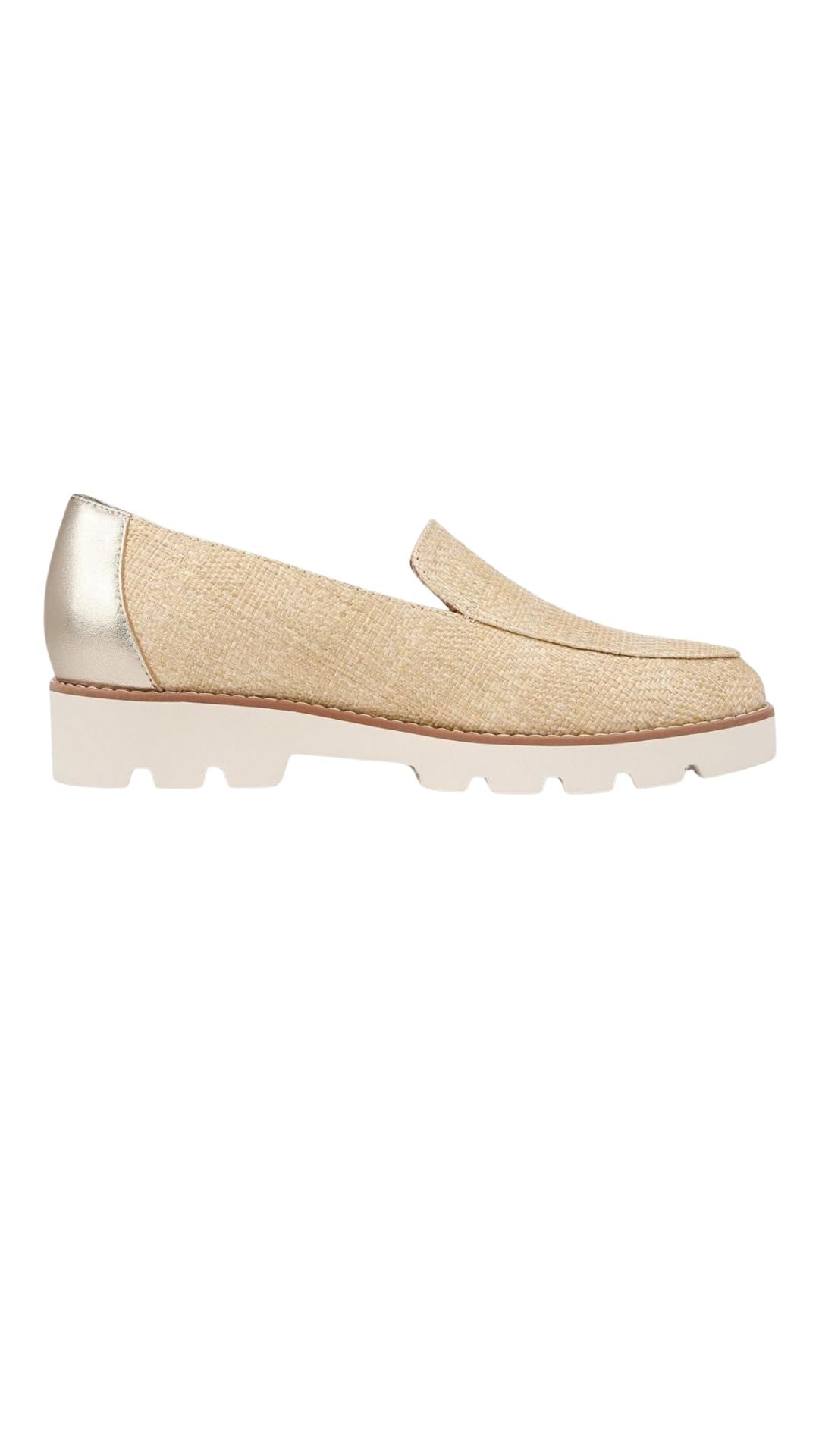 Vionic Womens Kensley Raffia Slip On Loafers