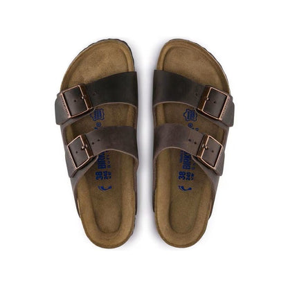 Birkenstock Arizona Soft Footbed – Habana Oiled Leather Sandals