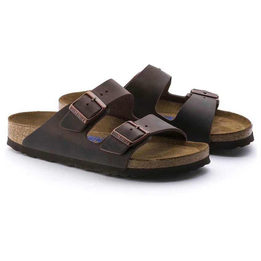Birkenstock Arizona Soft Footbed – Habana Oiled Leather Sandals