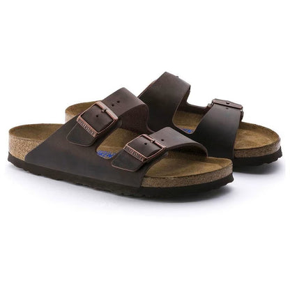 Birkenstock Arizona Soft Footbed – Habana Oiled Leather Sandals