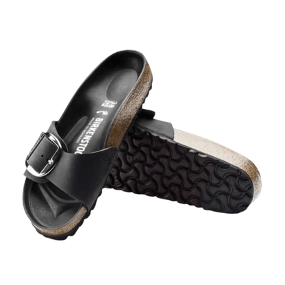 Birkenstock Madrid Big Buckle Oiled Leather Sandals - Narrow