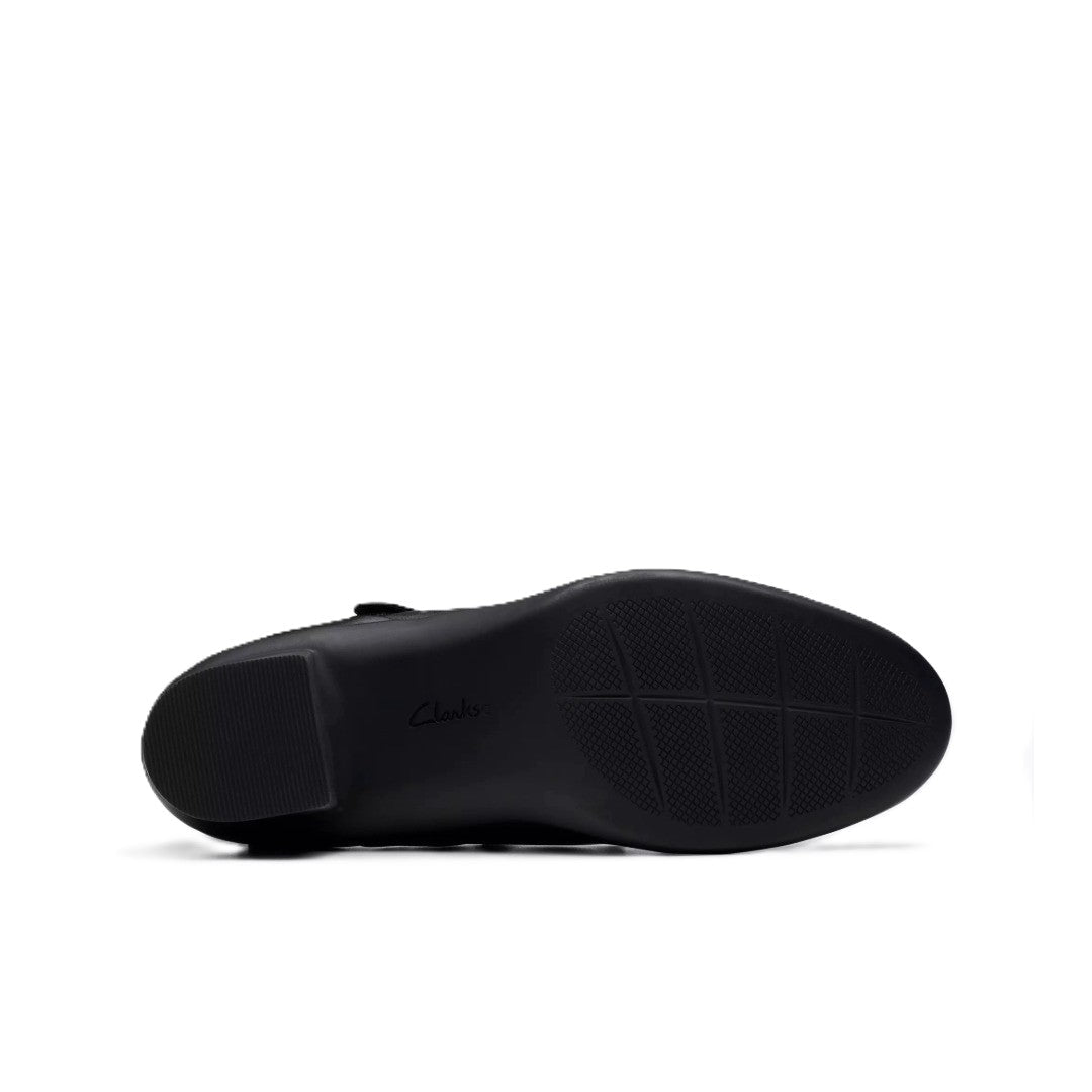 Clarks Women's Shaya Jane Black Leather Mary Jane Pump - 82996