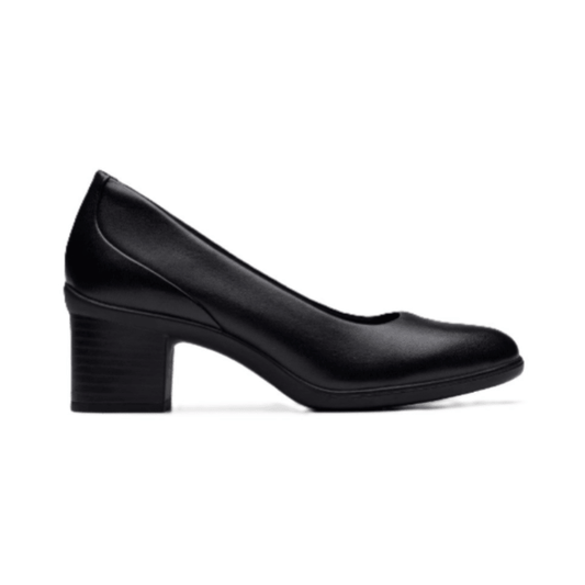 Clarks Women's Shaya Poppy Leather Pumps - Black 82997