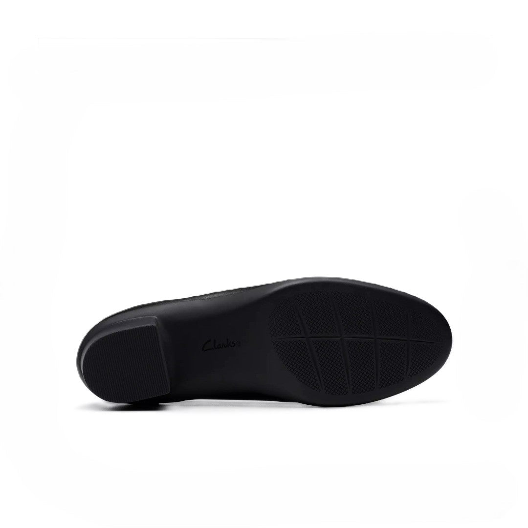 Clarks Women's Shaya Poppy Leather Pumps - Black 82997