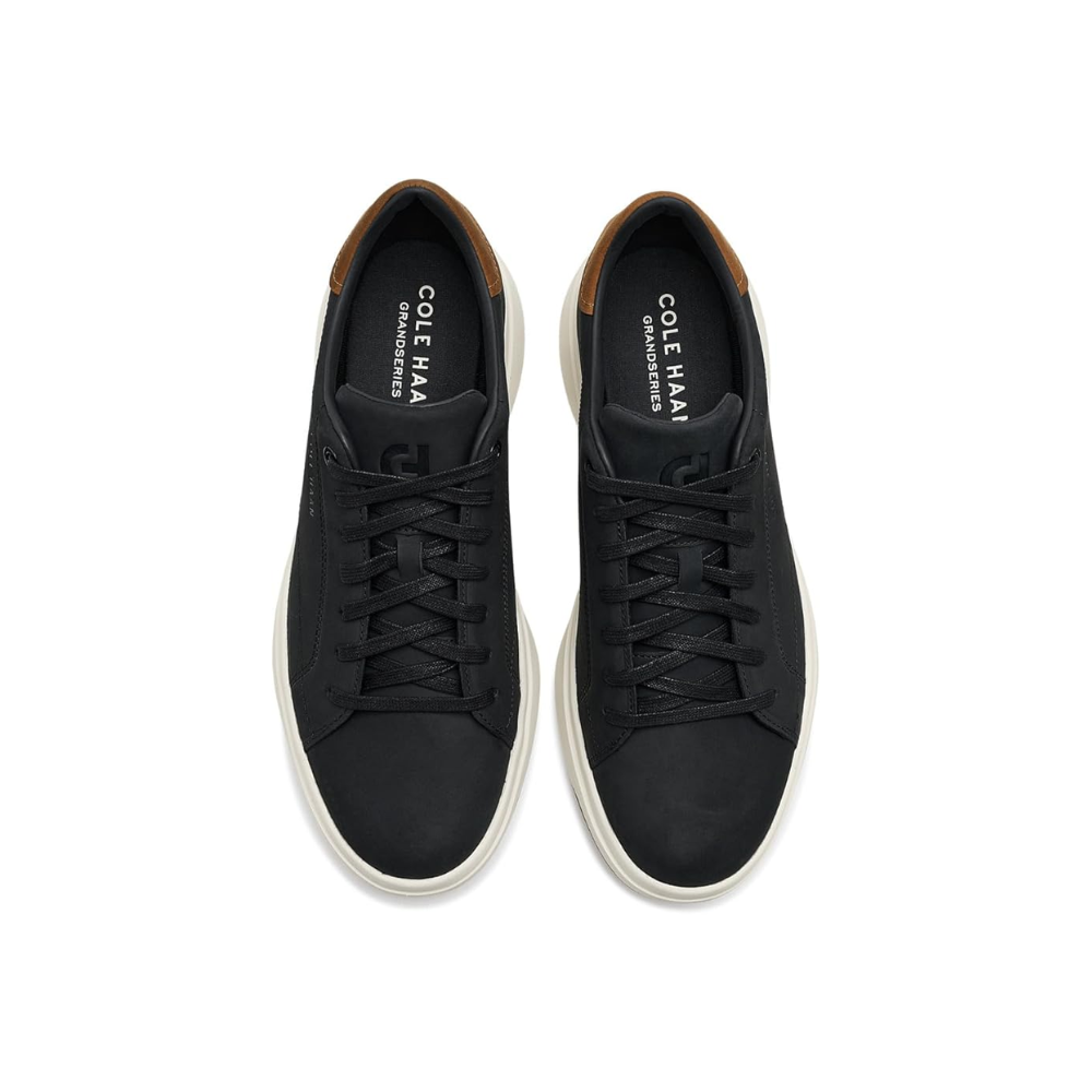 Cole Haan Men's GrandPrø Tennis 2.0 Sneakers - Black/British Tan/Ivory