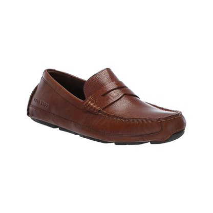 Cole Haan Men's Wyatt Penny Driver, Leather Shoes British Tan/Nicotine