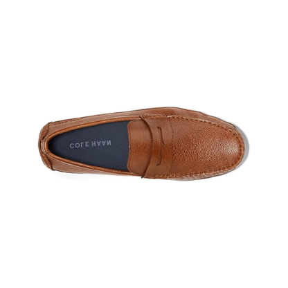 Cole Haan Men's Wyatt Penny Driver, Leather Shoes British Tan/Nicotine