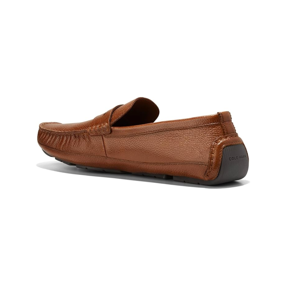 Cole Haan Men's Wyatt Penny Driver, Leather Shoes British Tan/Nicotine