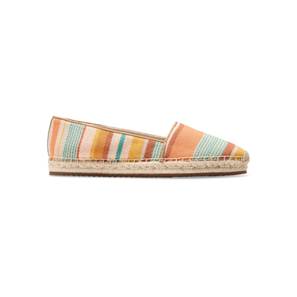 Cole Haan Women’s Cloudfeel Keely A-Line Espadrilles – Riviera Striped Canvas
