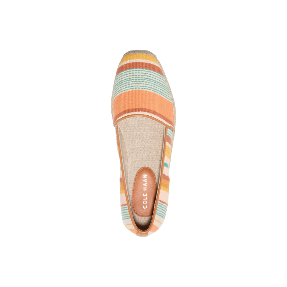 Cole Haan Women’s Cloudfeel Keely A-Line Espadrilles – Riviera Striped Canvas