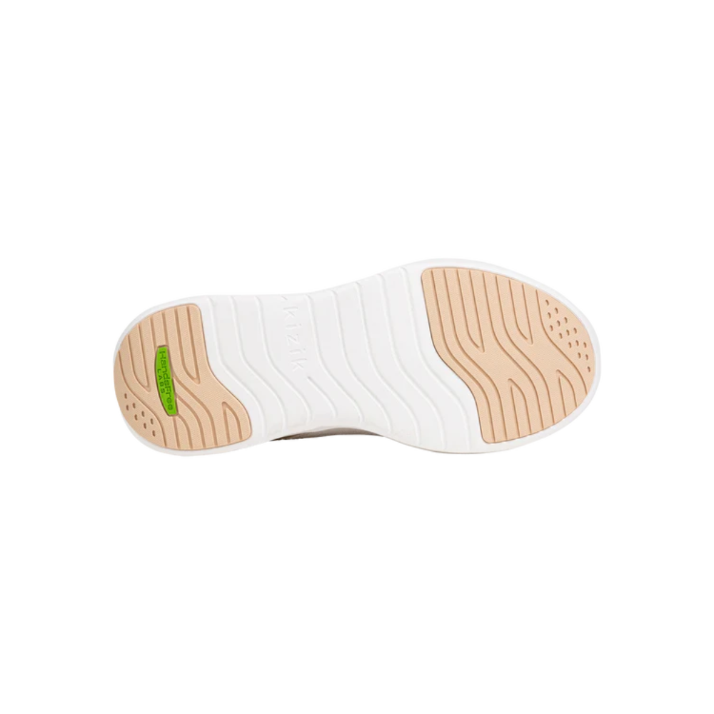 Kizik Athens White Creme Hands Free Slip On Sneakers Unisex Breathable