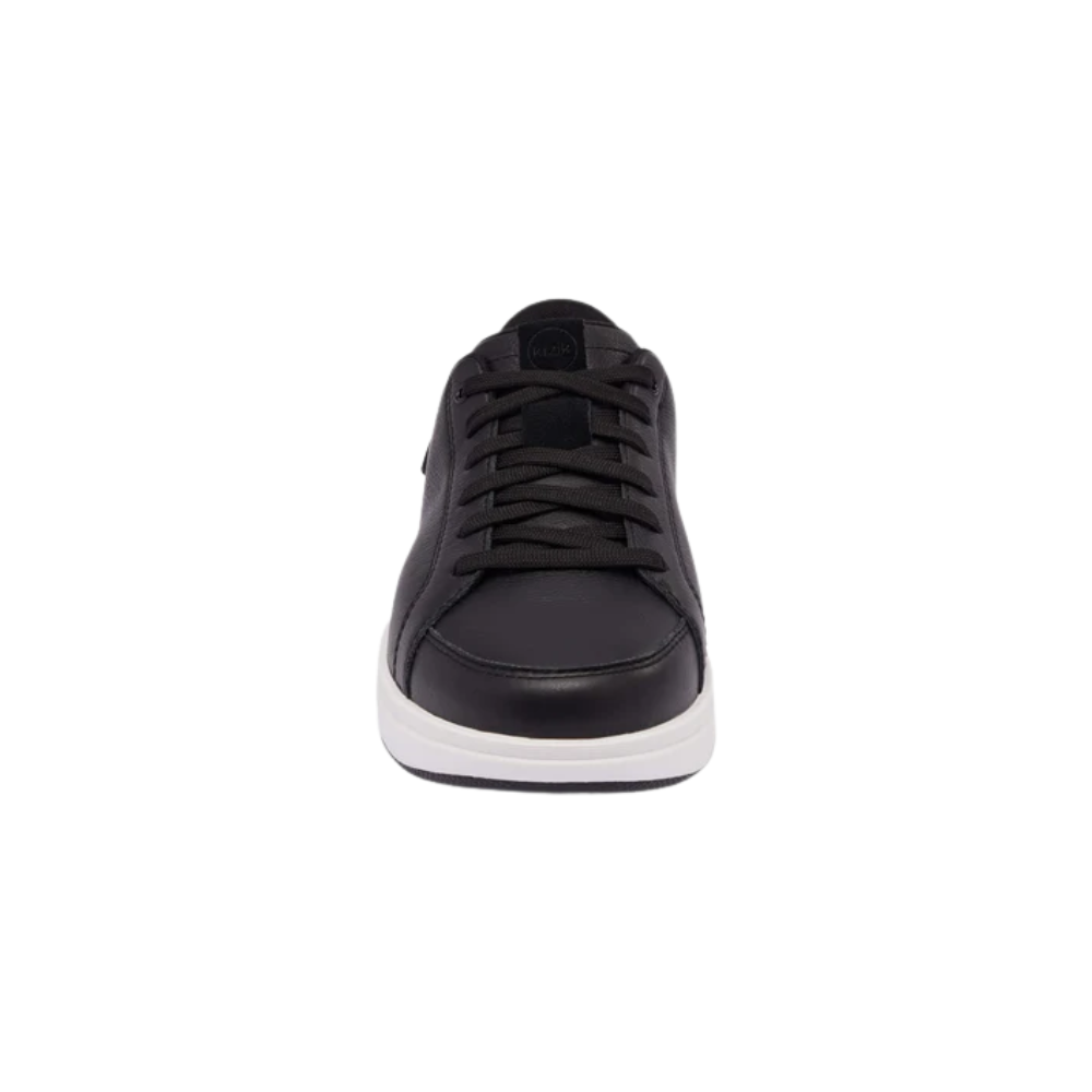 Kizik Sydney Women's Hands-Free Lightweight Leather Sneaker - Black