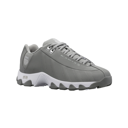 K-Swiss Men's ST 329 CMF Leather Sneaker Neutral/Gray/Silver