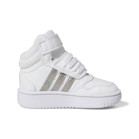 Adidas Toddler  Hoops Mid 3.0 ACI White / Sliver Shoes