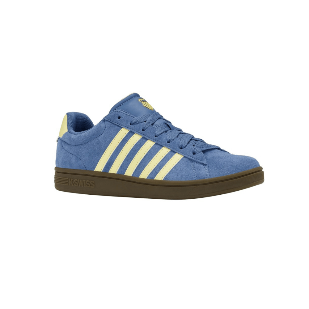 K-Swiss Court Tiebreak II SDE Men's Blue Horizon/Wax Yellow/Dark Gum 09492-466-M