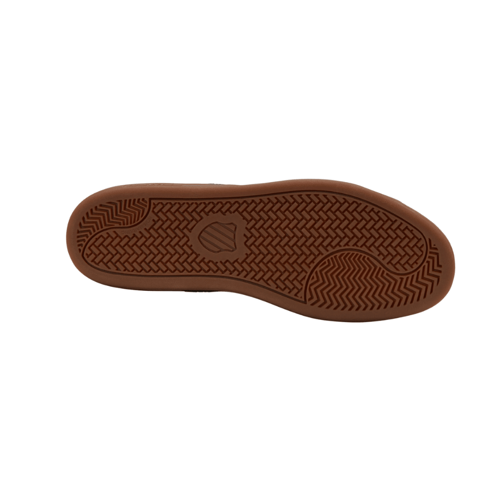 K-Swiss Women's Court Tiebreak II Leather Shoes - WHITE/BLACK/GUM