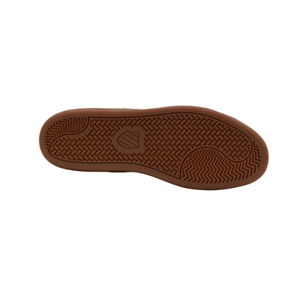K-Swiss Women's Court Tiebreak II Leather Shoes - WHITE/BLACK/GUM