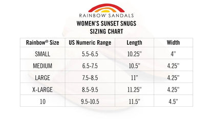 Rainbow Sandals Sunset Snugs – Women’s Sierra Brown Leather Slippers