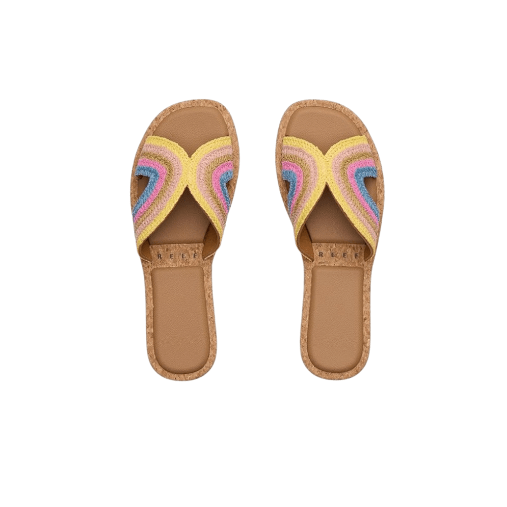 Reef Women’s Willow Paisley Woven Slide Sandal - Sunset (CJ8573)