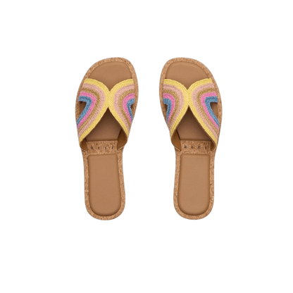 Reef Women’s Willow Paisley Woven Slide Sandal - Sunset (CJ8573)