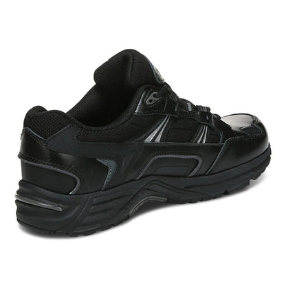 Vionic Walker Classic -Walking Shoes -Black Leather